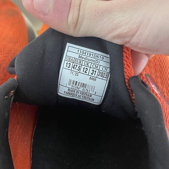 Brooks Glycerin GTS 21 Running Shoes Mens 13 Grenadine/Salsa/Black Road Support - Picture 5 of 12